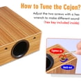 thumbnail image 4 of Amdohai Boîte de Voyage Portable Cajon Tambour à Main Plat, 4 of 8