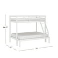 thumbnail image 5 of Campbell Wood Twin over Full Convertible Bunk Bed, White, 5 of 13