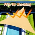 thumbnail image 4 of AYAMAYA Triangle Sun Shade Sail Canopy Cover UV Block Sunshade Yard Deck Patio Outdoor, 4 of 10