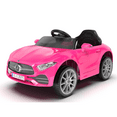 thumbnail image 2 of Kids Ride on Cars, 12V Powered Mercedes Benz Ride on Toys w/Remote Control, Music, Bluetooth, LED Light, USB, Power Display, Four Wheel Suspension Electric Car for Toddlers 3-6 Year Olds, Pink, 2 of 9