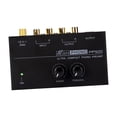 thumbnail image 3 of Preamplificador de fonógrafo de preamplificador de fono, mini preamplificador de audio estéreo, adaptador de 12 V Amplificador de placa giratoria CUTICAT Preamplificador de fono, 3 of 8