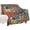 Style-2, variant on Floral Throw Blanket for Bed Sofa, 40"x50" Super Soft Warm Cozy Fluffy Plush Blanket, Watercolour Colorful Flower Herb Nature Plant Floral Flannel Couch Blanket for Travel Camping