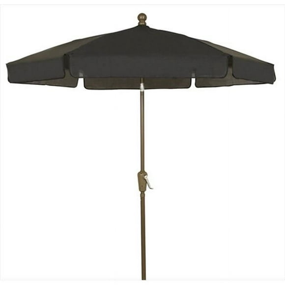 Fiberbuilt Parasol de Jardin Home 7Gcrw-T-Bla 7,5 Pi - Noir