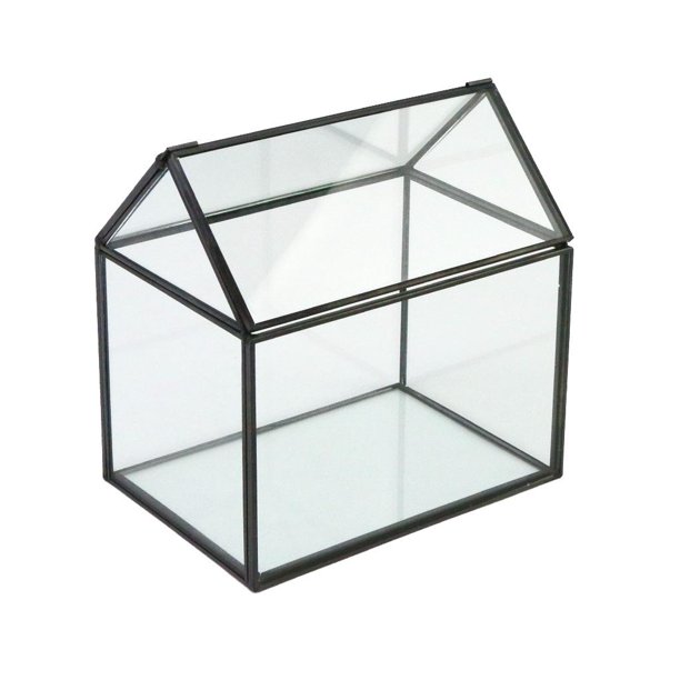 Contenedor De Terrario De Vidrio, Macetero Geométrico Para Suculentas, Casa Sunnimix Plantador suculento Bonsai