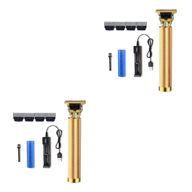 Cortadora de pelo Qarigey 2021 recargable USB barbero LCD máquina cortadora de pelo Type2 NO2