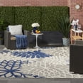 thumbnail image 5 of Nourison Aloha Indoor/Outdoor Tropical Floral Ivory/Navy 7' x 10' Area Rug, (7' x 10'), 5 of 11