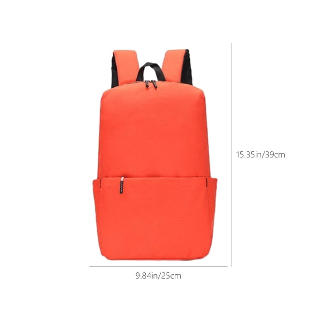 Sac à Dos en Nylon Résistant à l'Eau, Sac de Jour Léger pour l'École Ou les Voyages, Bretelles Ajustables et Port USB