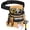 Black&brown, variant on Tool Belt,Magnetic Tool Pouch,14-Pockets Tool Belts for Men,Detachable & Adjustable Tool Pouch belt for Electrician,Carpenter,Construction,Work Apron,Utility Belt,Black