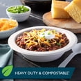 thumbnail image 5 of Hefty ECOSAVE Compostable Paper Bowls, 16 Ounce, 25 Count, 5 of 9