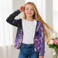 thumbnail image 3 of chaqlin Butterfly Hoodies for Girls 8-10 Trendy Y2K Zip up Hoodie Flowers Long Sleeve Hooded Sweatshirt Causal Jacket with Pockets, 3 of 7