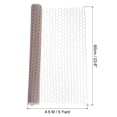 thumbnail image 2 of Unique Bargains 23.6 Inch x 5 Yard Openwork Flower Floral Bouquet Wrapping Mesh Paper, Khaki 1 Roll, 2 of 7