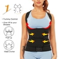 thumbnail image 5 of SHAPERIN Women Waist Trainer Corset Hook&Eyed Vest Body Shaper, Neoprene Sauna Sweat Waist Trimmer Tank Top with Belt for Women, 5 of 11