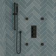 thumbnail image 2 of ALFI AB7606-BM Square Sliding Rail Hand Shower Set, Black Matte, 2 of 5