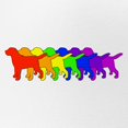 thumbnail image 2 of CafePress - Rainbow Labradors - Adjustable Unisex Printed Trucker Hat with Mesh Back, 2 of 8