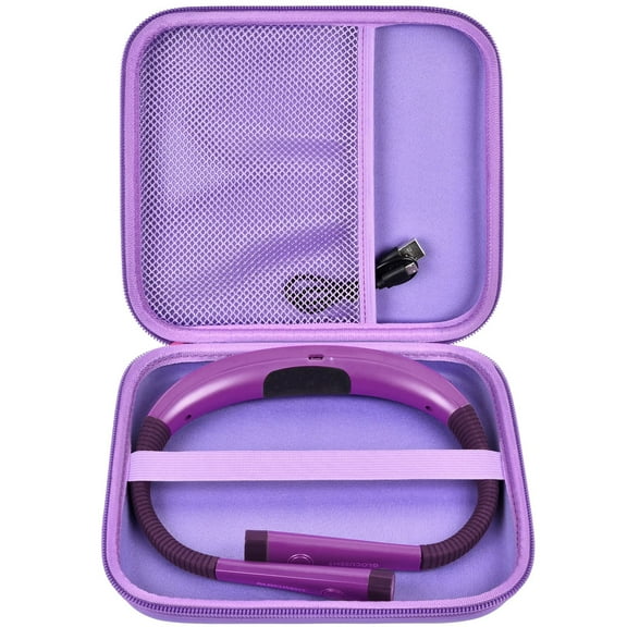 LED Neck Book Light Case for Glocusent/ for LEDGLE Neck Reading Light, Purple- Case Only