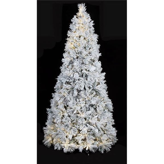 9 ft. Flock Bavarian Pine