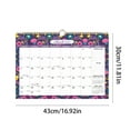 2025 Wall Calendar 2025 Calendar,Jan. 2025 Jun. 2026,12x17 inch,12