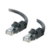 C2G Cat6 Booted Unshielded (UTP) Network Patch Cable - Patch cable - RJ-45 (M) to RJ-45 (M) - 50 cm - UTP - CAT 6 - molded, snagless, stranded - black