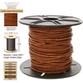 thumbnail image 4 of The Beadsmith Leather Cord – Dyed Antique Light Brown – 1.5mm Spool – 25 Yards/22.86 Meters – Leather Thong Ideal for Braiding, Beading, Necklaces, Fine Lacing, Hair Accessories, 4 of 8