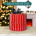 thumbnail image 5 of Decorae Red Striped Cookie Tins (2-pack, 7.75 x 3.6 Inches); Round Baked Goods and Cake Tins for Special Occasions, Christmas, Valentines Day and More, 5 of 10
