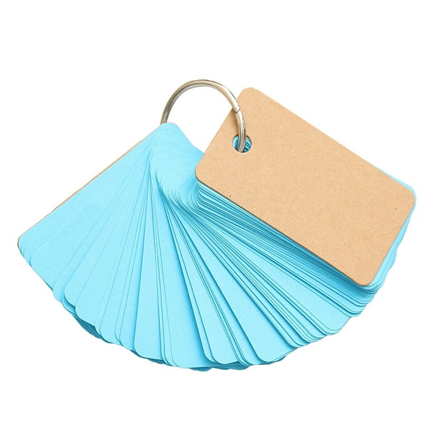 Opolski 1Pc 230 Sheets Binder Memo Pad Ring Kraft Paper Sticky Notes
