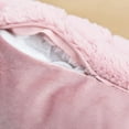 thumbnail image 5 of Taibuwu Pack of 2 Super Soft Plush Fluffy Decorative Throw Pillow Covers 18x18 inch Faux Wool Velvet Cushion Covers Pillow Cases Couch Sofa Bed Living Room, 5 of 5