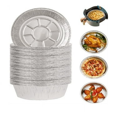 Topboutique 6" Aluminum Foil Pie Pan, 50 Pack Pie Tin Disposable Tart Pans Mini Pie Pans Aluminum Foil Tins Plates Baking Foil Pans for Pizza Pies Quiche，Suitable For Christmas, Halloween