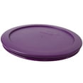 thumbnail image 5 of Pyrex (3) 7200-PC Plum Purple Lids, (2) 7201-PC Thistle Purple Lids, and (2) 7402-PC Poppy Red Lids, 5 of 7