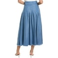 thumbnail image 2 of Stella + Lorenzo womens  Skirt, m, Blue, 2 of 3
