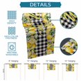thumbnail image 6 of Table Runner - 36 Inch Long, Yellow Lemons Kitchen Dining Table Runner Dresser Scarves, Summer Fruits Leaves Botanical Buffalo Plaid Farmhouse Decor for Coffee Tables Wedding Party Banquet, 6 of 8