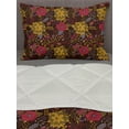 thumbnail image 3 of Garden Art Comforter & Sham Bedding Set, Botany Inspired Illustration with Flourishing Nature Butterflies and Ladybugs, 3 pcs Duvet Set Microfiber Filling Quilt, 5 Sizes, Multicolor, by Ambesonne, 3 of 4