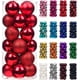 thumbnail image 2 of 24/36 piezas de bolas de Navidad, adornos para árbol de Navidad, colgantes, decoración navideña 2023, adornos navideños, regalos de Navidad 2024, 2 of 5