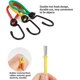 thumbnail image 3 of Correas elásticas con gancho, cuerdas elásticas multiusos con silicona antideslizante, correas elásticas y correa de bucle para bicicleta, manguera de jardín, 3 of 5