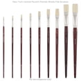 thumbnail image 2 of New York Central Artist Paintbrush, Munich Premier Long Handle, Bristle Blend of Hog Hair and Synthetic Hair Handmade in Germany, Flat #18, 2 of 3