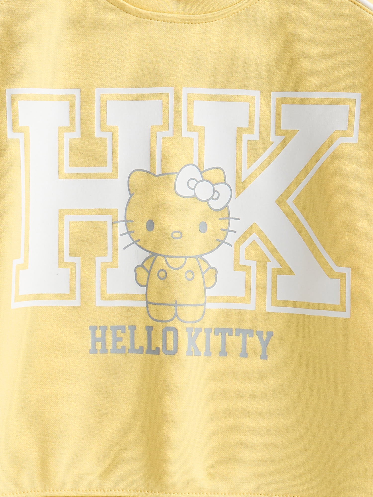 Hello Kitty Toddler & Big Girls Active Graphic Sweatshirt with Long Sleeves, Sizes 12M-12