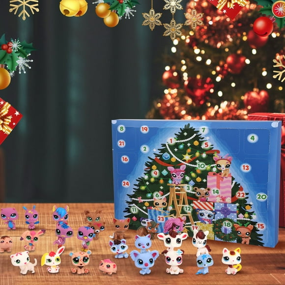 Littlest Pet Shop - Snowy Day Play Pack - LPS Gen 7, Authentic Mystery Figures, Surprise Collectible Kidult Toy, Girls, Boys, Kids, Tweens Ages 4+