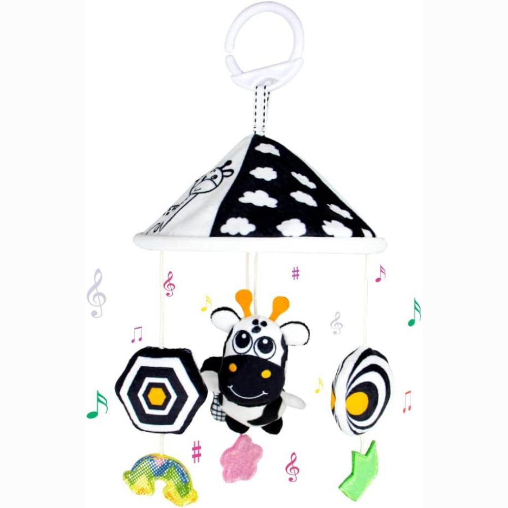 Hanging Baby Toys High Contrast Patterns for Recognition Visual Development with Rattles and