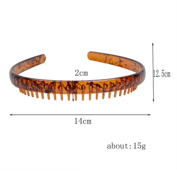 Peine de Plástico con Diamantes de Imitación Yuyangstore Café