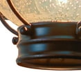 thumbnail image 4 of Vaxcel Chatham 1 Light Bronze Coastal Outdoor Wall Lantern Clear Glass, 4 of 4