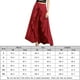 thumbnail image 2 of Cintura Wrap Faldas Pantalones Falda larga casual para mujer Cintura elástica Estilo elegante Traje diario (Rojo XXL) Ygjytge para Mujer Rojo T S, 2 of 6