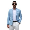 thumbnail image 3 of COOFANDY Mens Sport Coats Casual Blazer Stylish Two Button Lightweight Suit Jacket for Daily Wedding, 3 of 9