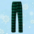 thumbnail image 5 of Mens Buffalo Plaid Pajama Bottoms Casual Loungewear Casual Christmas Elastic Cozy Pajama Pant with Pockets Winter Clearance, 5 of 5