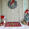 thumbnail image 4 of Christmas Doormat Outdoor Entrance Non-Slip Christmas Front Door Mat Xmas Decorative Washable Winter Holiday Welcome Doormat 17"x30" Merry Christmas Decor for Indoor Outdoor, 4 of 6