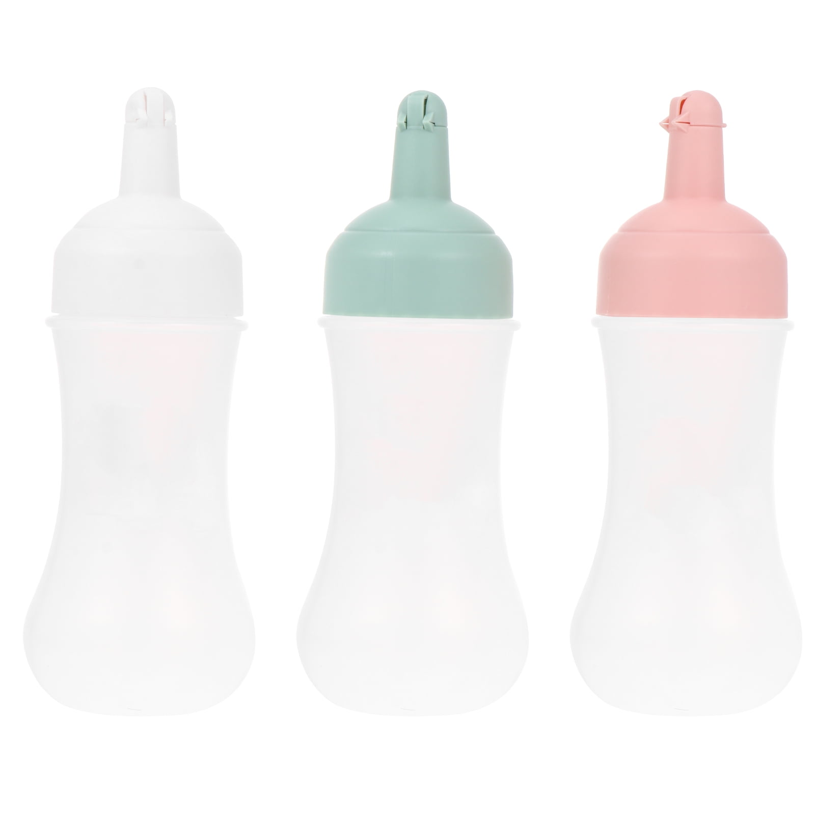 Etereauty Bottle Condiment Squeeze Empty Kitchen Bbq Refillable Sauce