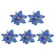 thumbnail image 1 of 5 uds decoración navideña flor adornos de flores brillantes flores de simulación, 1 of 2
