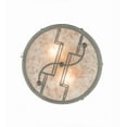 thumbnail image 4 of Meyda Tiffany 178159 Revival Deco 2 Light 12" Wide Semi-Flush Drum Ceiling Fixture -, 4 of 7