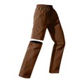 thumbnail image 6 of WULMLEO Womens Hiking Zip Off Pants Waterproof Convertible Drawstring Shorts Lightweight for Camping Bottoms Quick Dry Brown L, 6 of 7