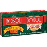 Boboli Party Pack Mini Pizza With Sauce 8 Ct