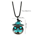 thumbnail image 3 of RXIRUCGD Halloween Accessory Necklace With Pumpkin Ghost Face,Light Blue, 3 of 5