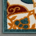 thumbnail image 3 of Well Woven Francesca Multi-Color Indoor/Outdoor Medallion Floral Pattern Area Rug 8x10 (7'10" x 9'10"), 3 of 10